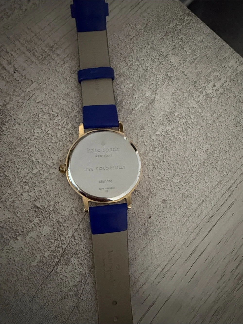 kate spade Blue and Green Peacock-Style Dial Women's Watch